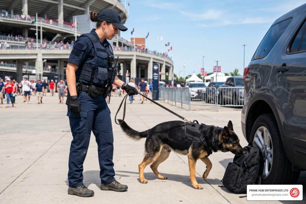 K9 explosive detection